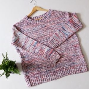 Gap marled crew neck sweater